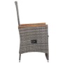 Sillas reclinables jardín y cojines 2 uds ratán sintético gris de vidaXL, Sillas de jardín - Ref: Foro24-46045, Precio: 231,5...