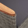Sillas reclinables jardín y cojines 2 uds ratán sintético gris de vidaXL, Sillas de jardín - Ref: Foro24-46045, Precio: 231,5...