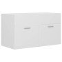 Mueble con lavabo madera de ingeniería blanco de vidaXL, Tocadores de baño - Ref: Foro24-3071279, Precio: 222,41 €, Descuento: %