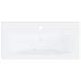 Mueble con lavabo madera de ingeniería blanco de vidaXL, Tocadores de baño - Ref: Foro24-3071279, Precio: 222,41 €, Descuento: %