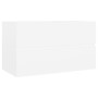 Mueble con lavabo madera de ingeniería blanco de vidaXL, Tocadores de baño - Ref: Foro24-3071639, Precio: 236,01 €, Descuento: %