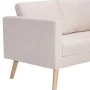 Sofá de 3 plazas de tela color crema de vidaXL, Sofás - Ref: Foro24-281352, Precio: 338,07 €, Descuento: %