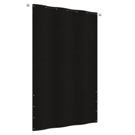 Toldo pantalla para balcón de tela oxford negro 140x240 cm en Sombrillas | Comprar online en Foru.es