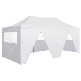 Carpa plegable profesional con 4 paredes acero blanco 3x6 m de vidaXL, Carpas y cenadores - Ref: Foro24-48868, Precio: 238,60...
