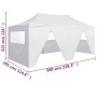 Carpa plegable profesional con 4 paredes acero blanco 3x6 m de vidaXL, Carpas y cenadores - Ref: Foro24-48868, Precio: 238,60...