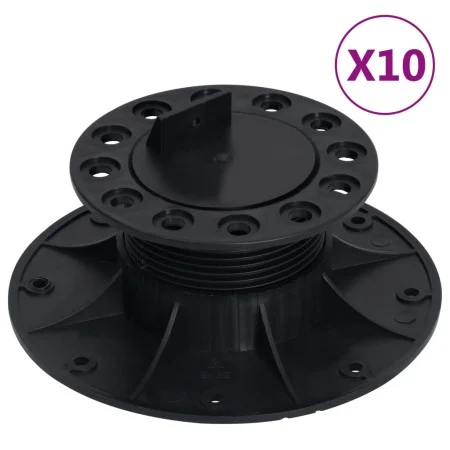 Patas ajustables para terraza 10 unidades 60-88 mm de vidaXL, Suelos y moquetas - Ref: Foro24-149009, Precio: 49,53 €, Descue...