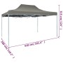Carpa plegable profesional acero gris antracita 3x4 m de vidaXL, Carpas y cenadores - Ref: Foro24-48895, Precio: 116,79 €, De...