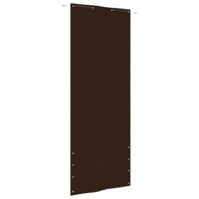 Toldo pantalla para balcón de tela oxford marrón 80x240 cm en Sombrillas | Comprar online en Foru.es