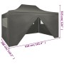 Carpa plegable profesional 4 paredes acero gris antracita 3x4 m de vidaXL, Carpas y cenadores - Ref: Foro24-48897, Precio: 18...
