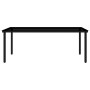 Juego de comedor para jardín 9 piezas negro en Conjuntos de jardín | Comprar online en Foru.es
