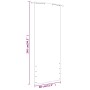 Toldo pantalla para balcón de tela oxford marrón 80x240 cm en Sombrillas | Comprar online en Foru.es