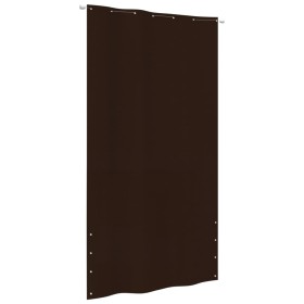 Toldo pantalla para balcón tela oxford marrón 140x240 cm en Sombrillas | Comprar online en Foru.es