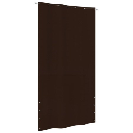 Toldo pantalla para balcón tela oxford marrón 140x240 cm en Sombrillas | Comprar online en Foru.es