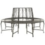 Banco para árbol de jardín acero 160 cm de vidaXL, Bancos de jardín - Ref: Foro24-313033, Precio: 243,75 €, Descuento: %