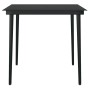 Juego de comedor para jardín 5 piezas negro en Conjuntos de jardín | Comprar online en Foru.es