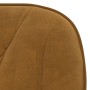 Silla de oficina giratoria de terciopelo marrón de vidaXL, Sillas de oficina - Ref: Foro24-344875, Precio: 81,02 €, Descuento: %