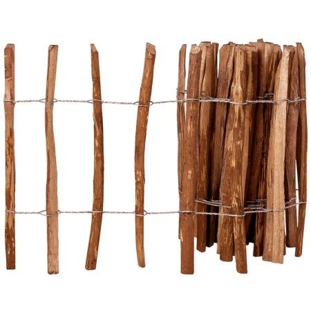 Valla de estacas madera de avellano 60x500 cm de vidaXL, Paneles de vallas - Ref: Foro24-43140, Precio: 83,26 €, Descuento: %