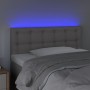 Cabecero con LED cuero sintético gris 100x5x78/88 cm de vidaXL, Cabeceros y pies de cama - Ref: Foro24-3121700, Precio: 47,24...