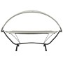 Tumbona de jardín con dosel de acero y tela oxford crema de vidaXL, Camas para exteriores - Ref: Foro24-317601, Precio: 95,70...