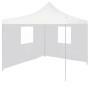 Carpa plegable profesional con 2 paredes acero blanco 3x3 m de vidaXL, Carpas y cenadores - Ref: Foro24-48862, Precio: 160,49...