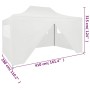 Carpa plegable profesional con 4 paredes acero blanco 3x4 m de vidaXL, Carpas y cenadores - Ref: Foro24-48900, Precio: 165,21...