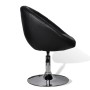 Taburete de bar cuero sintético negro de vidaXL, Taburetes de cocina - Ref: Foro24-240449, Precio: 108,65 €, Descuento: %