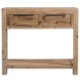 Mesa consola de madera maciza de acacia 82x33x73 cm de vidaXL, Mesas auxiliares - Ref: Foro24-245684, Precio: 133,92 €, Descu...