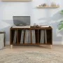 Plywood oak brown record cabinet 100x38x48 cm by vidaXL, CD and DVD storage - Ref: Foro24-831980, Price: 99,35 €, Discount: %