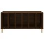 Plywood oak brown record cabinet 100x38x48 cm by vidaXL, CD and DVD storage - Ref: Foro24-831980, Price: 99,35 €, Discount: %