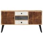 Aparador de madera maciza de mango 118x30x62 cm de vidaXL, Aparadores - Ref: Foro24-282877, Precio: 269,53 €, Descuento: %