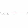Mini sliding door kit for white carbon steel wardrobe 122 cm by vidaXL, doorframes - Ref: Foro24-151697, Price: 39,16 €, Disc...