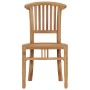 Silla de jardín 2 unidades madera maciza de teca de vidaXL, Sillas de jardín - Ref: Foro24-49433, Precio: 254,08 €, Descuento: %