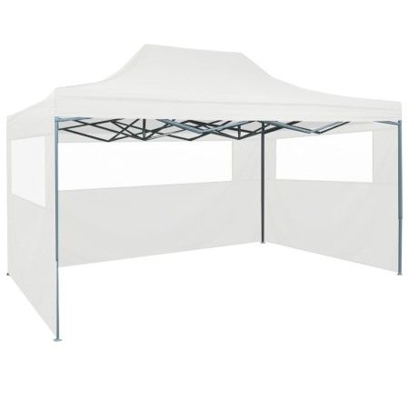 Carpa plegable profesional con 3 paredes acero blanco 3x4 m de vidaXL, Carpas y cenadores - Ref: Foro24-48899, Precio: 151,26...