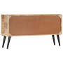 Aparador de madera maciza de mango 118x30x62 cm de vidaXL, Aparadores - Ref: Foro24-282877, Precio: 269,53 €, Descuento: %
