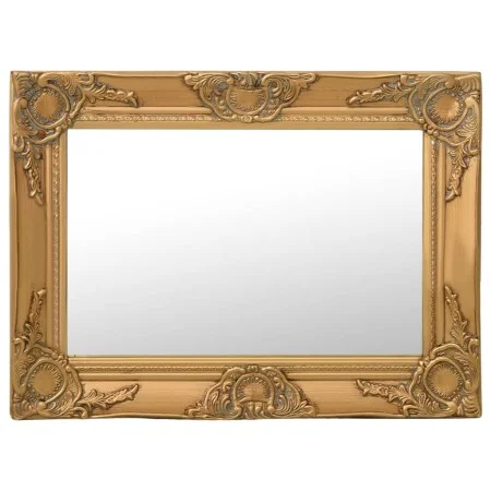 Espejo de pared estilo barroco dorado 60x40 cm de vidaXL, Espejos - Ref: Foro24-320329, Precio: 47,73 €, Descuento: %