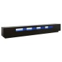 Mueble para TV con luces LED negro 300x35x40 cm de vidaXL, Muebles TV - Ref: Foro24-3081925, Precio: 193,83 €, Descuento: %