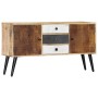 Aparador de madera maciza de mango 118x30x62 cm de vidaXL, Aparadores - Ref: Foro24-282877, Precio: 269,53 €, Descuento: %