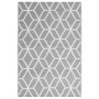 Alfombra de exterior PP gris 140x200 cm de vidaXL, Protectores para exterior - Ref: Foro24-317010, Precio: 37,67 €, Descuento: %