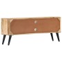 Mueble para TV de madera maciza de mango 115x30x47 cm de vidaXL, Muebles TV - Ref: Foro24-282878, Precio: 241,13 €, Descuento: %