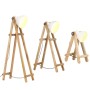 Lámpara de pie 3 piezas madera maciza de mango blanco E27 de vidaXL, Lámparas - Ref: Foro24-320594, Precio: 202,18 €, Descuen...