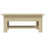 Mesa de centro madera de ingeniería roble Sonoma 102x55x42 cm de vidaXL, Mesas de centro - Ref: Foro24-810256, Precio: 50,19 ...