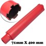 Broca de diamante para perforación en seco / húmedo 71 x 400 mm de vidaXL, Brocas de taladro y cabezales de destornillador - ...