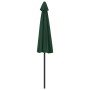 Sombrilla de balcón semicircular palo aluminio verde 270x144cm de vidaXL, Sombrillas - Ref: Foro24-44588, Precio: 67,82 €, De...
