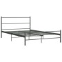 Estructura de cama de metal gris 120x200 cm de vidaXL, Camas y somieres - Ref: Foro24-284686, Precio: 90,33 €, Descuento: %