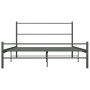 Estructura de cama de metal gris 120x200 cm de vidaXL, Camas y somieres - Ref: Foro24-284686, Precio: 90,33 €, Descuento: %