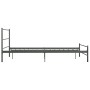 Estructura de cama de metal gris 120x200 cm de vidaXL, Camas y somieres - Ref: Foro24-284686, Precio: 90,33 €, Descuento: %