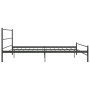 Estructura de cama de metal gris 200x200 cm de vidaXL, Camas y somieres - Ref: Foro24-284687, Precio: 120,21 €, Descuento: %