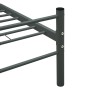 Estructura de cama de metal gris 200x200 cm de vidaXL, Camas y somieres - Ref: Foro24-284687, Precio: 120,21 €, Descuento: %