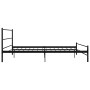 Estructura de cama de metal negro 200x200 cm de vidaXL, Camas y somieres - Ref: Foro24-284691, Precio: 111,49 €, Descuento: %