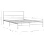 Estructura de cama de metal blanco 120x200 cm de vidaXL, Camas y somieres - Ref: Foro24-284694, Precio: 90,52 €, Descuento: %